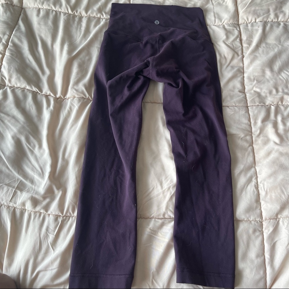 Lululemon athletica high rise cropped leggings